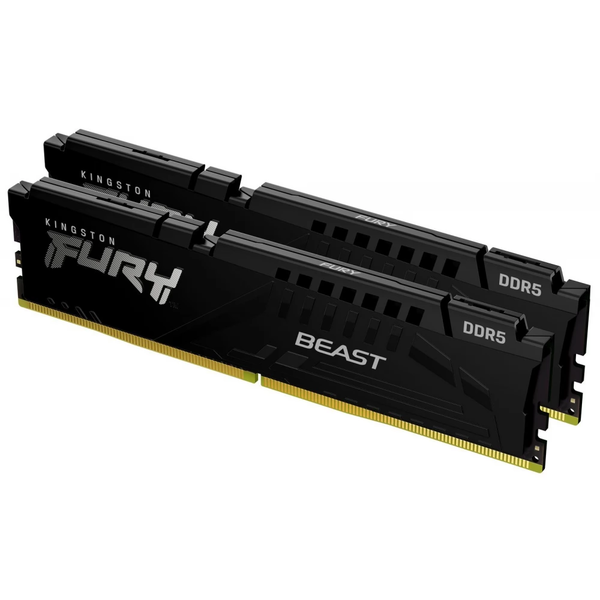 Paměť Kingston Fury Beast, DDR5, 64 GB, 6400MHz, CL32 (KF564C32BBEK2-64)