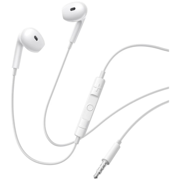 Căști intraauriculare Dudao cu mufă jack de 3,5 mm, culoare albă