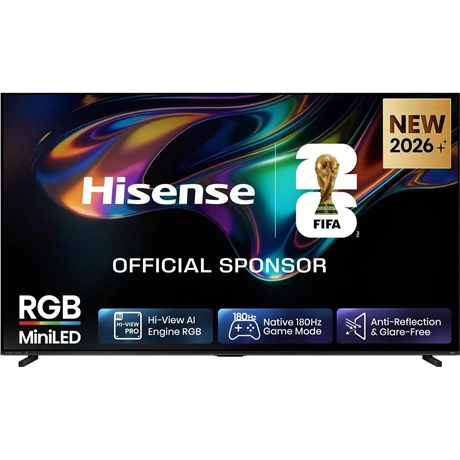 Hisense 100UR8S 2,54 m (100") 4K Ultra HD Smart TV Wi-Fi Sort