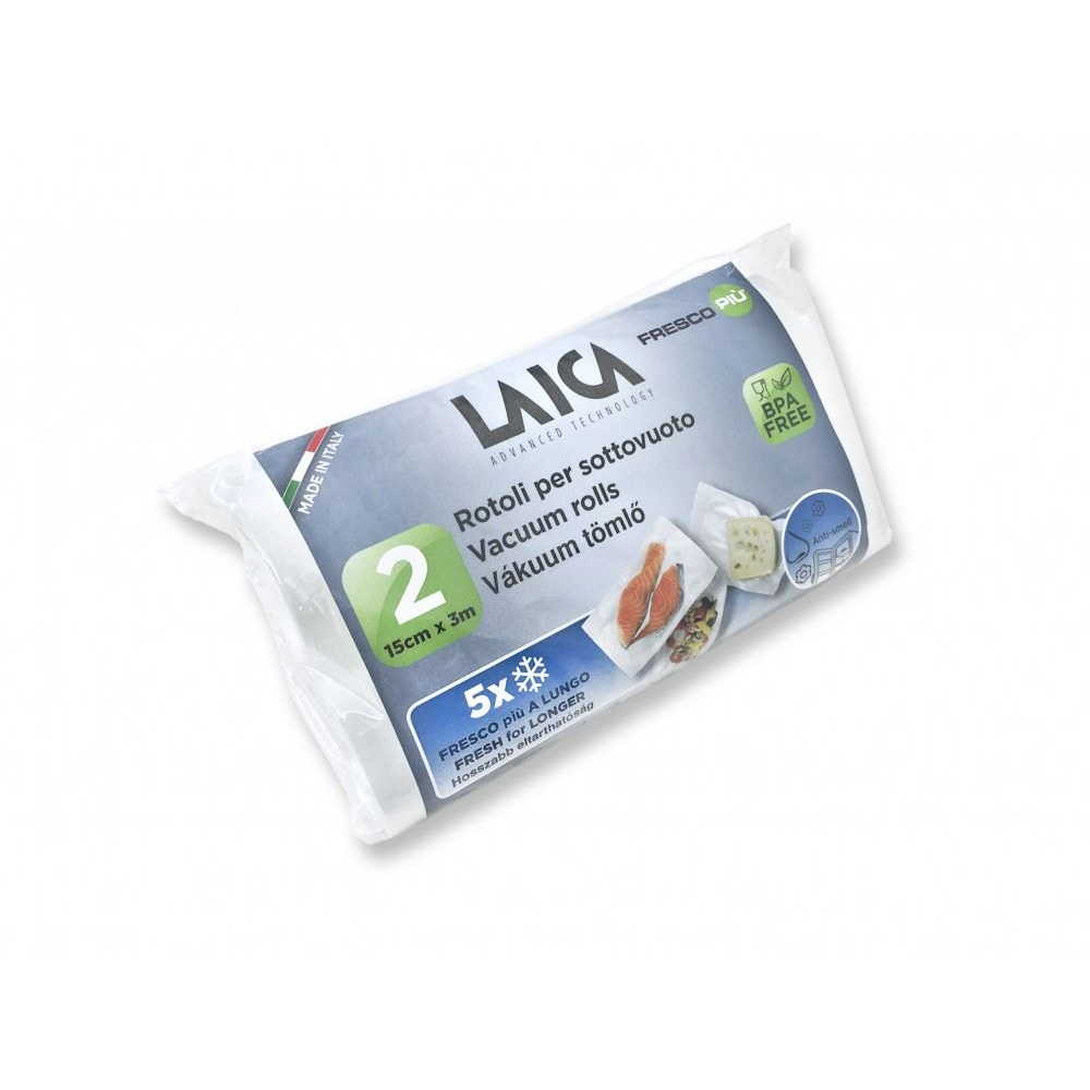 Laica légcsatornás csomagoló tömlő 15cmx3m, 2db tekercs/csomag (VT36060) (VT36060)