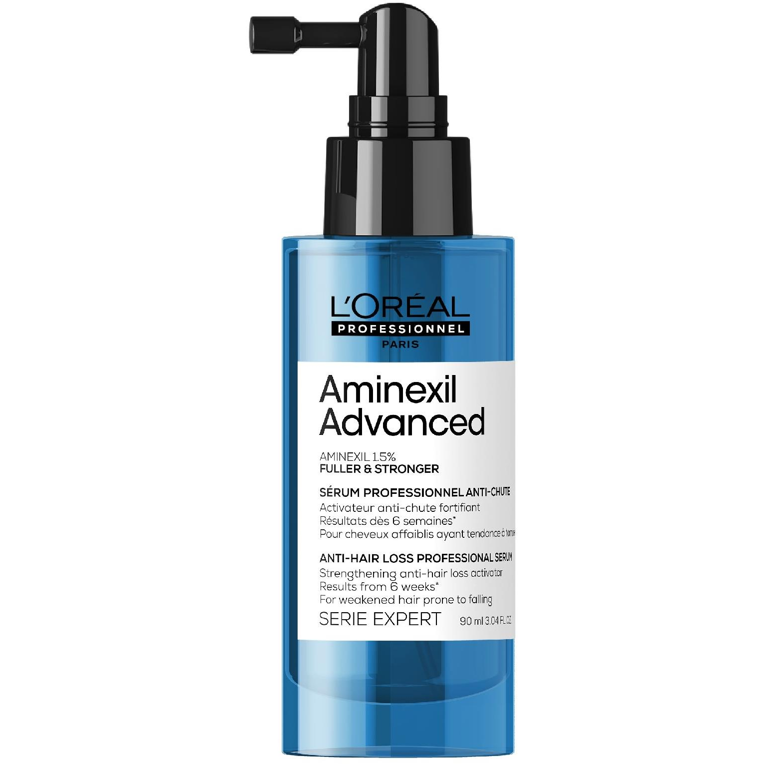 L'ORÉAL PROFESSIONNEL Aminexil Advanced Fuller & Stronger Anti-Hair Loss Activator szérum, 90 ml (3474637106331)