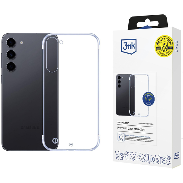 Zadní Kryt 3mk pro Samsung Galaxy S23 Plus bezbarvý