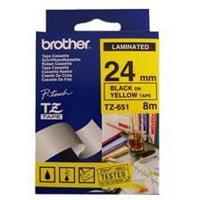 Brother taśma TZ-651 (black on yellow)