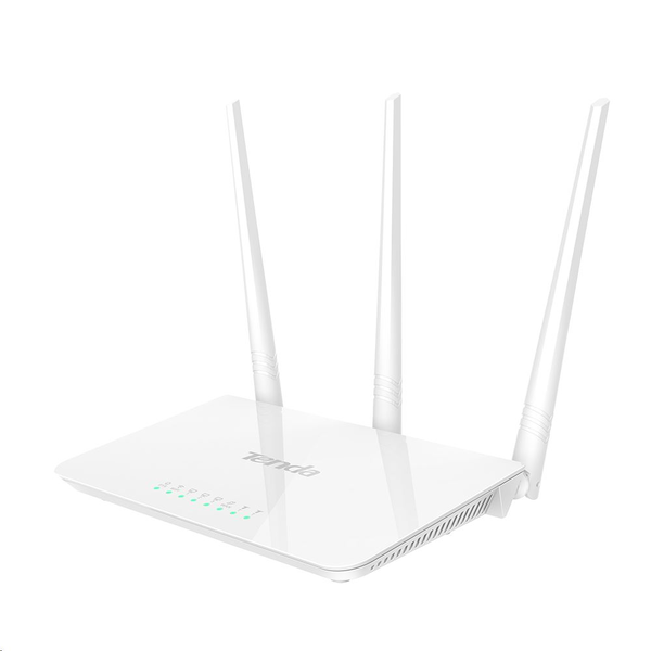 Router wireless Tenda F3, N 300Mbps, 3 antene fixe