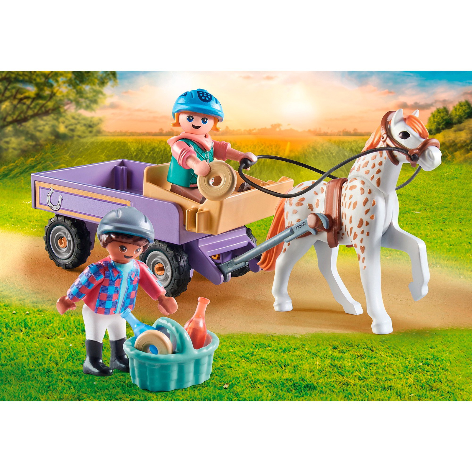 Playmobil: 71496 - Póni lovaskocsi (71496)