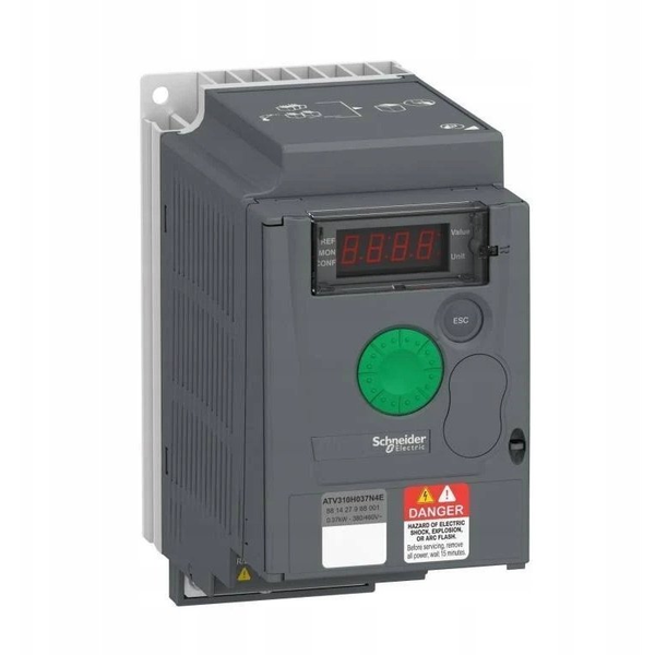 Easy Altivar Przemiennik częstotliwości 310 0.37kW 3f 380...460V bez filtra EMC IP 20 ATV310H037N4E