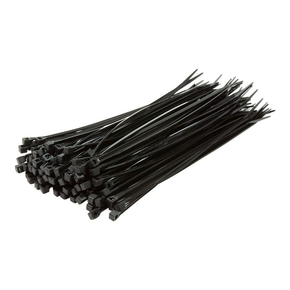 Logilink kábelkötegelő 100mm 100 db fekete (KAB0001B) (KAB0001B)