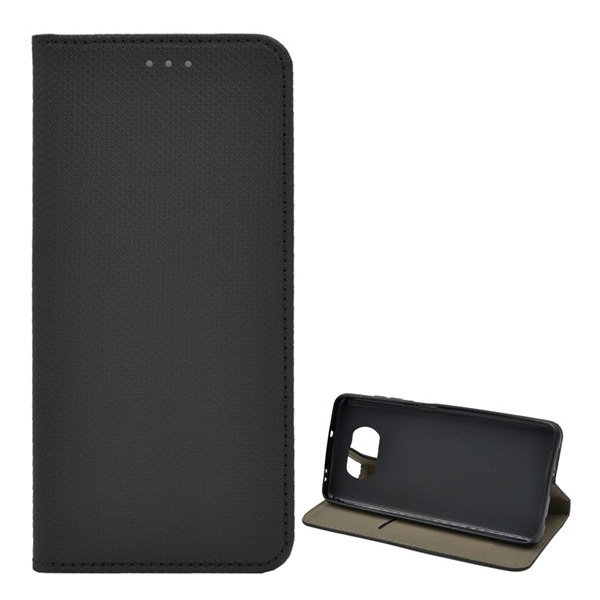 Tok álló, bőr hatású (FLIP, oldalra nyíló, asztali tartó funkció, rombusz minta) FEKETE [Xiaomi Poco X3 NFC] (5996591010175)