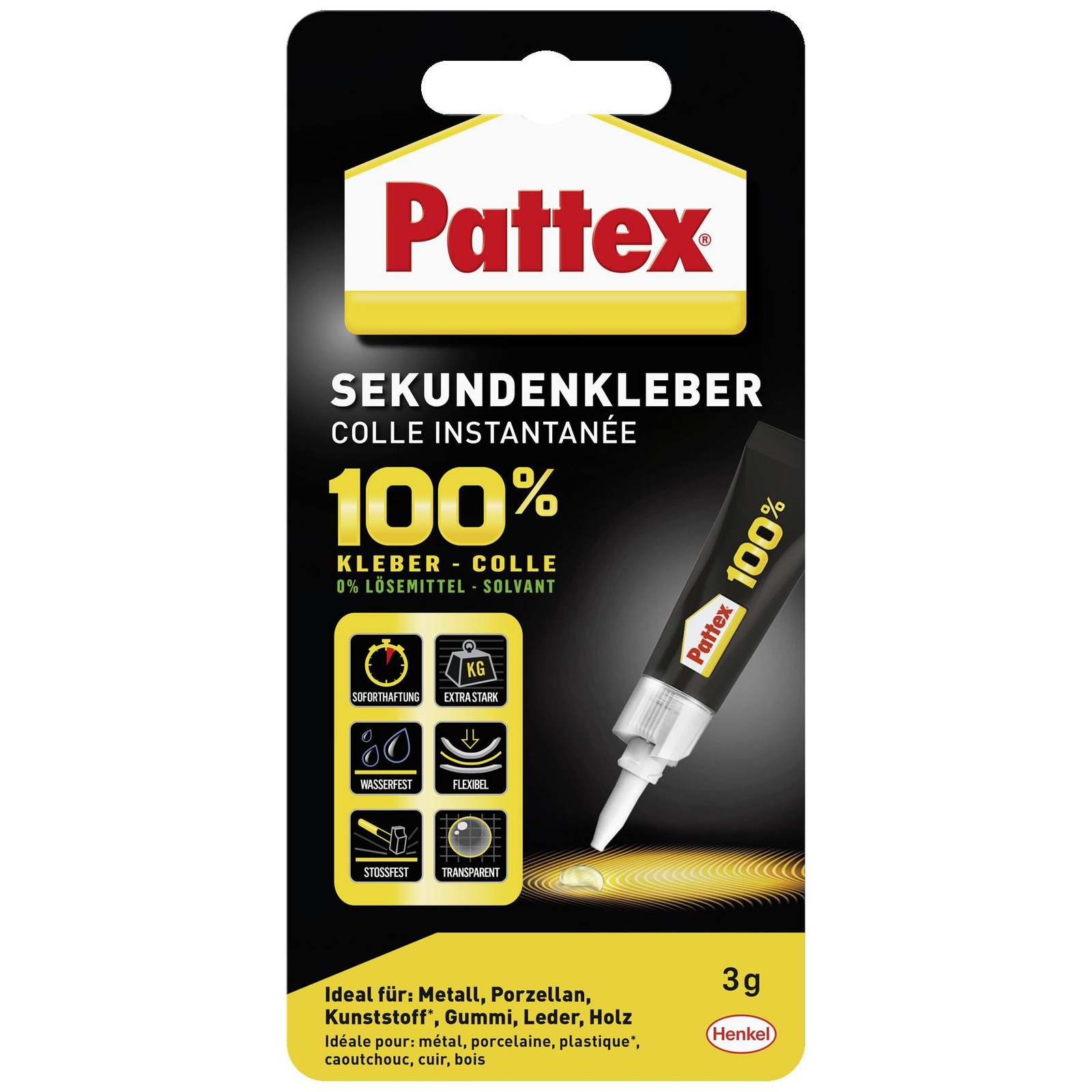 Pattex Pillanatragasztó (P1SK3) (P1SK3)