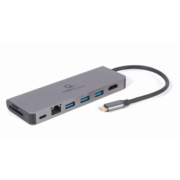 gembird USB Typ-C 5-in-1 Kombi-Adapter
