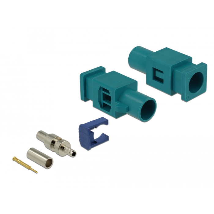 Delock FAKRA Z apa rugóscsap krimpeléshez (89765) (89765)