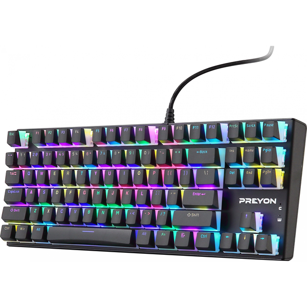 PREYON Brown Blitz Claw Gateron Brown Keyboard (PBRBC87B)