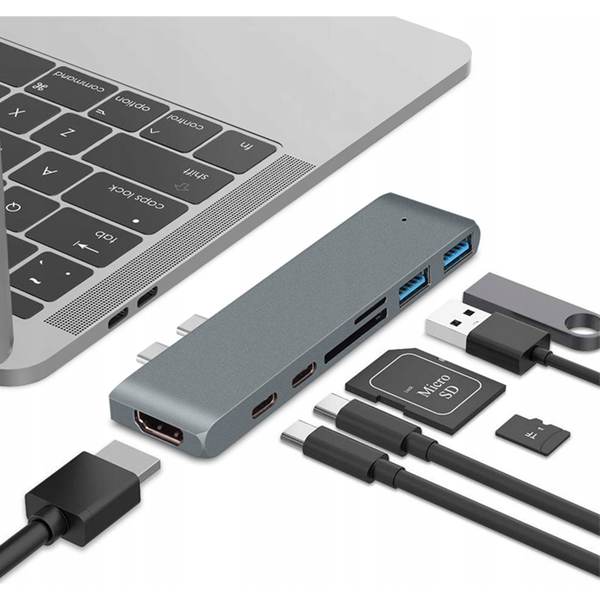 HUB USB Rozdzielacz HUB USB DLA MacBOOK AJH-712