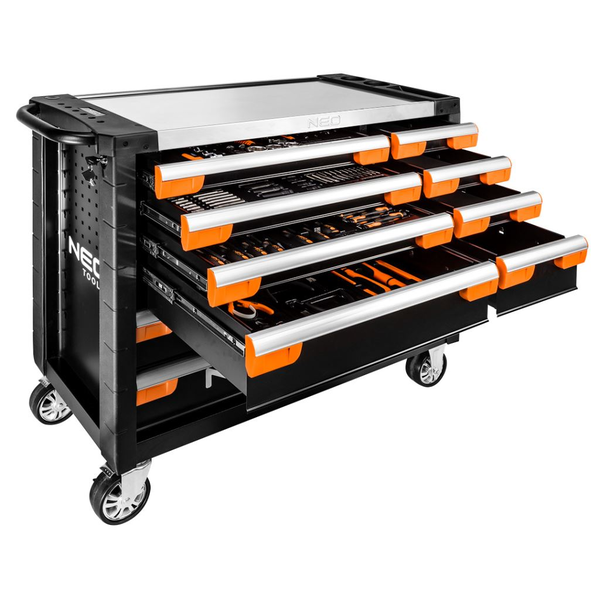 NEO Tools műhelykocsi 229 szerszámmal (84-225+G)