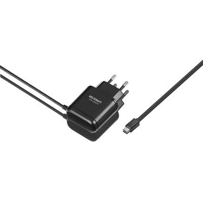VOLTCRAFT SPS-2502/R VC-8371745 Dugasztápegység, fix feszültségű Aljzat dugó Kimeneti áram (max.) 2500 mA 1 x Mikro USB Raspberry Pi 3-hoz alkalmas (VC-8371745)