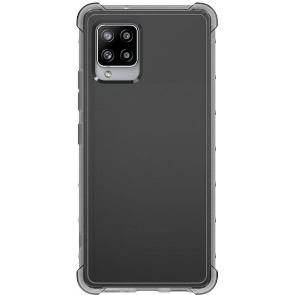 Samsung Galaxy A42 (5G) félig átlátszó fekete tok