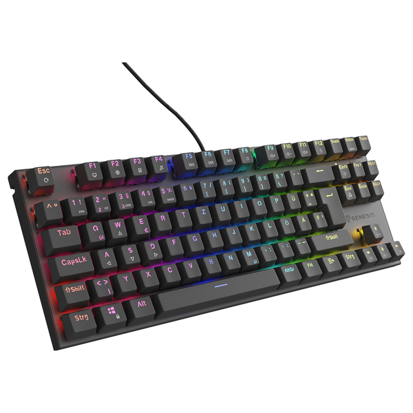 GENESIS Thor 303 TKL tastiera Gaming USB QWERTZ Tedesco Nero