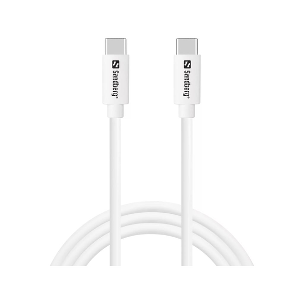 Sandberg 336-52 cavo USB USB 2.0 100 m USB C Bianco