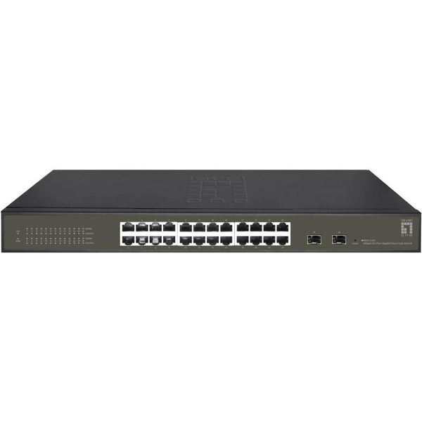 LevelOne GES-2126 netværksswitch Administreret L2 Gigabit Ethernet (10/100/1000) Sort
