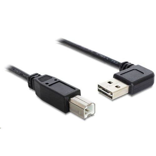 Delock 83376 EASY-USB USB 2.0 -A hajlított apa > USB 2.0-B apa kábel 3 m