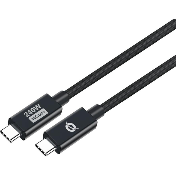 CONCEPTRONIC Kabel USB-C 4.0 -> C St/St 1.20m 5A  40Gbps sw