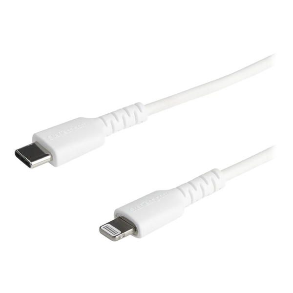StarTech.com RUSBCLTMM2MW cabluri pentru telefoanele mobile Alb 2 m USB C Conector Lightning