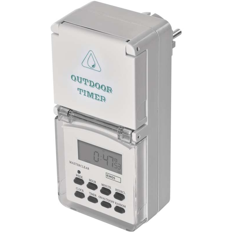 Emos digitális kültéri konnektor időzítő IP44 (1907110030)
