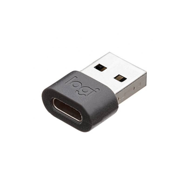 Logitech 989-000982 tussenstuk voor kabels USB C USB A Grafiet