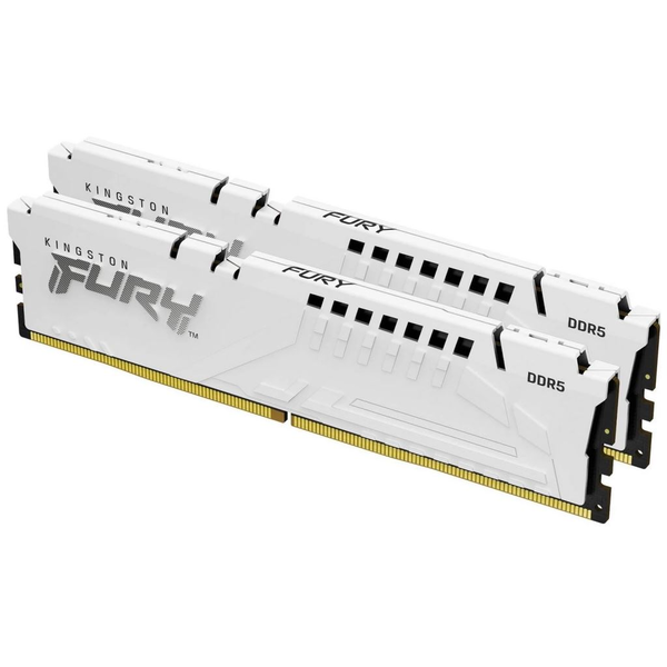 32GB 6000MHz DDR5 RAM Kingston Fury Beast White EXPO CL30 (2x16GB) (KF560C30BWEK2-32)