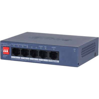 Dahua Technology CS4005-4GT-36 sieťový prepínač Riadený L2 Gigabit Ethernet (10/100/1000) Podpora napájania cez Ethernet (PoE) Stolová/nástenná montáž Modrá
