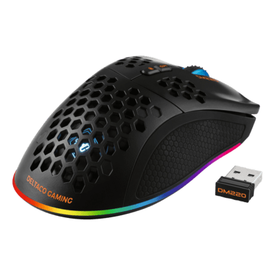 DELTACO Gaming Egér GAM-120 Vezeték nélküli RGB