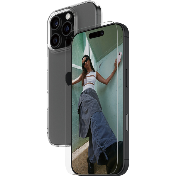 PanzerGlass SAFE. by ® 2-in-1 Protection Bundle iPhone 16 Pro | BULK Číra ochranná fólia na displej Apple 50 kusov