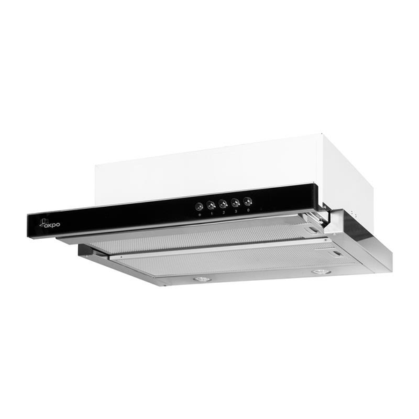 Akpo WK-7 Light Glass Beépíthető Páraelszívó 50cm Fekete/Inox