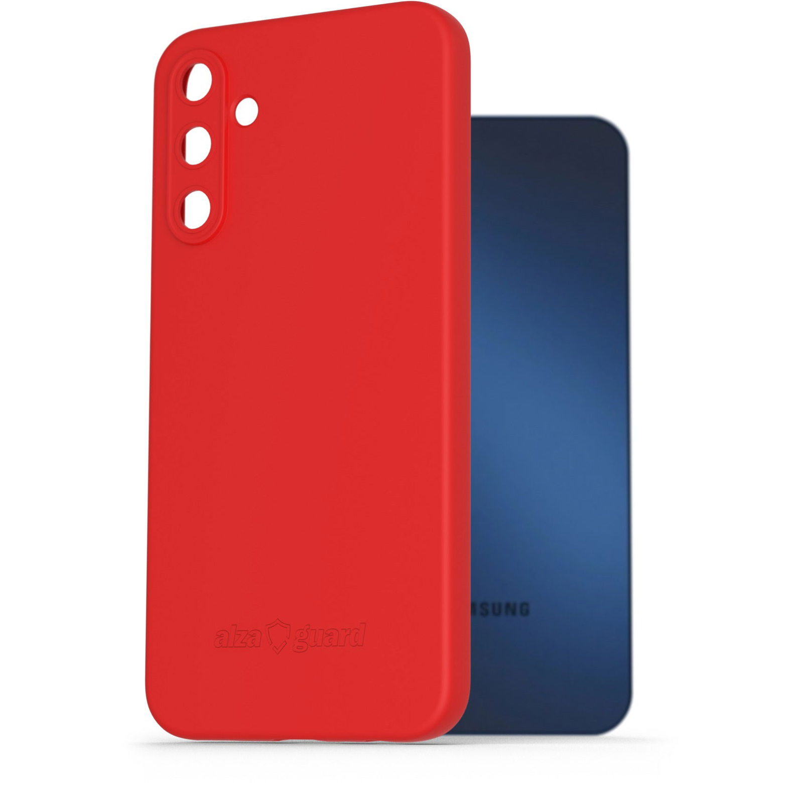 AlzaGuard Matte Samsung Galaxy A15 5G piros TPU tok (AGD-PCT362R)