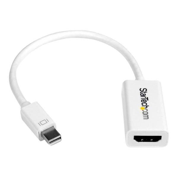 StarTech.com MDP2HD4KSW video átalakító kábel 0,15 M Mini DisplayPort HDMI Fehér