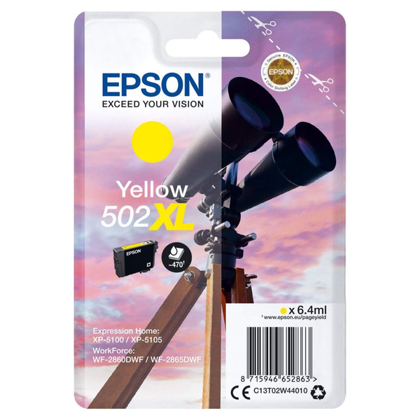 Inkoust Epson 502XL C13T02W44010 žlutý (yellow)