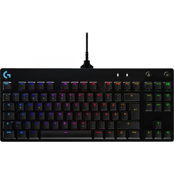LOGITECH G Pro Mechanikus Gamer Billentyűzet GX Blue Spanyol fekete