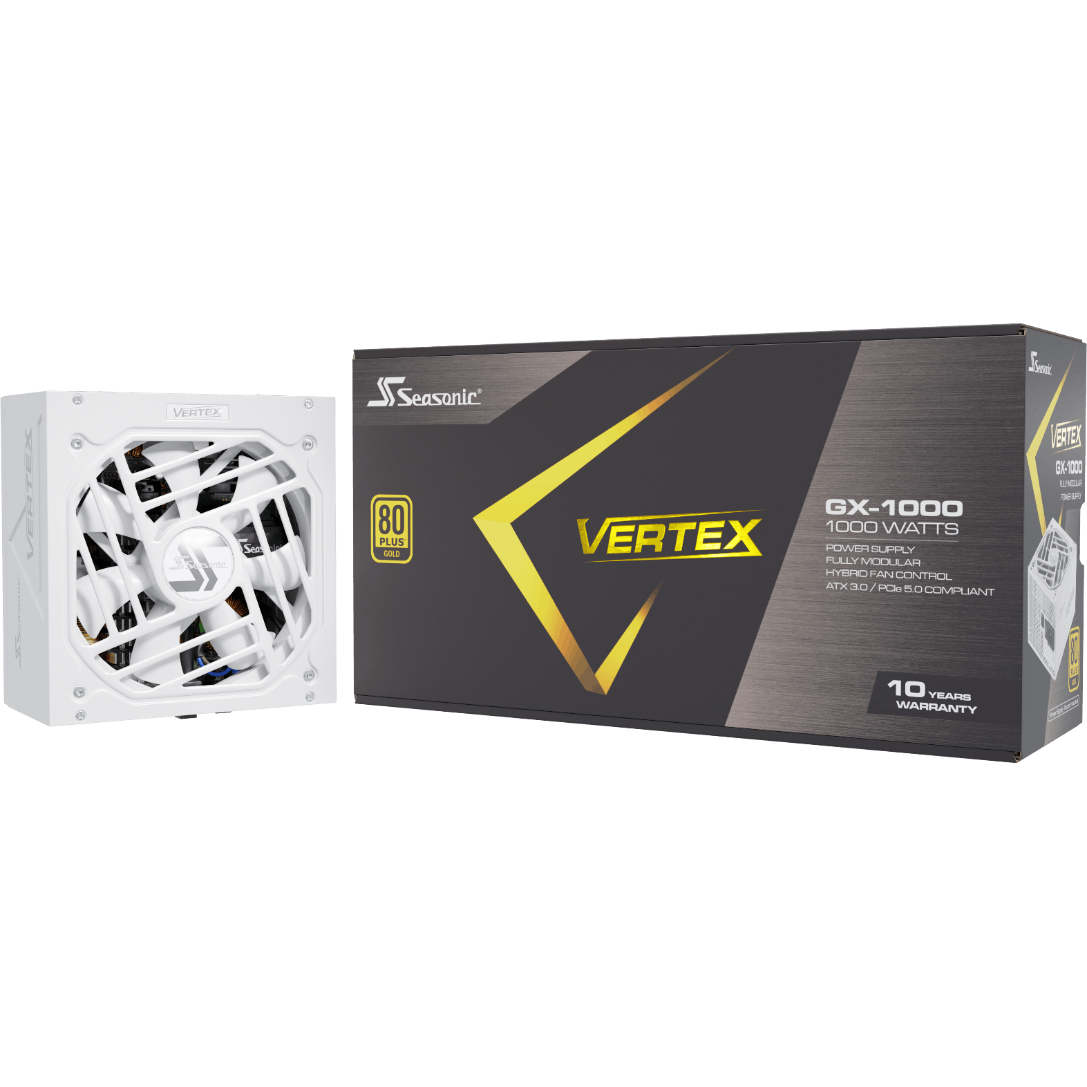 Seasonic 1000W Vertex GX 80+ Gold Tápegység - Fehér (VERTEX GX WHITE 1000)