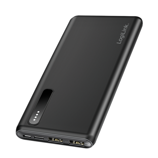LogiLink PA0311 batteria portatile 8000 mAh Nero