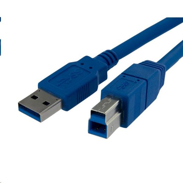StarTech.com USB A -> USB B kábel kék (USB3SAB1M) (USB3SAB1M)