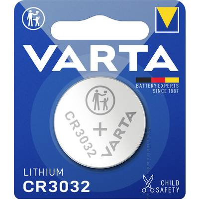 Varta Batterie Knopfzelle CR3032 3V  5500mAh Lithium  1St.