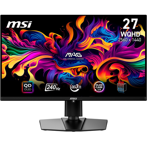 MSI 27" 9S6-3CD89T-011 WQHD Gaming QD-OLED E2 Monitor