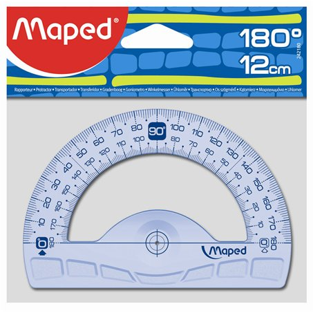 Maped Graphic Műanyag szögmérő - 180° (242180)