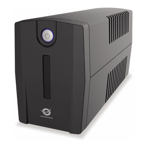 Conceptronic ZEUS07ES UPS-enhed Interaktivt indgangsstik 1 kVA 600 W 2 AC stikkontakt(er)