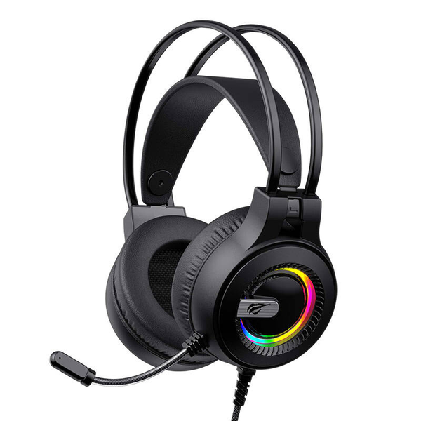 Căști de gaming Havit H2040D RGB – Negru, cu fir