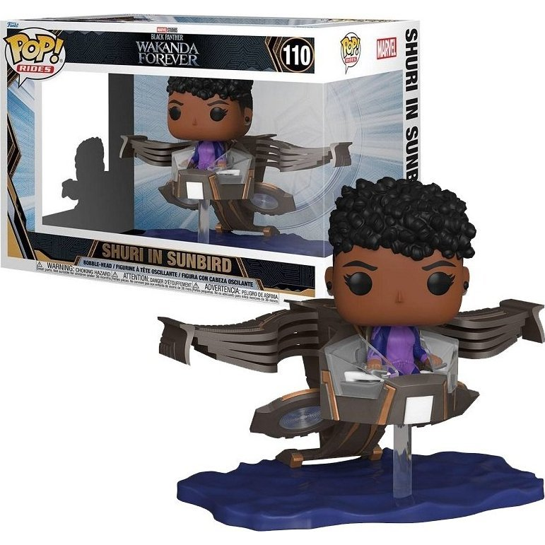 Funko POP! Ride SuperDeluxe: Black Panther Wakanda Forever - Shuri in Sunbird figura #110 ( )