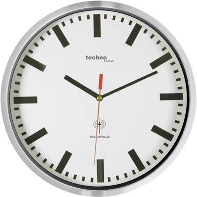 Techno Line  (WT8990) Rádiójel vezérlésű Falióra 30 cm x 5 cm Ezüst (fémes)
