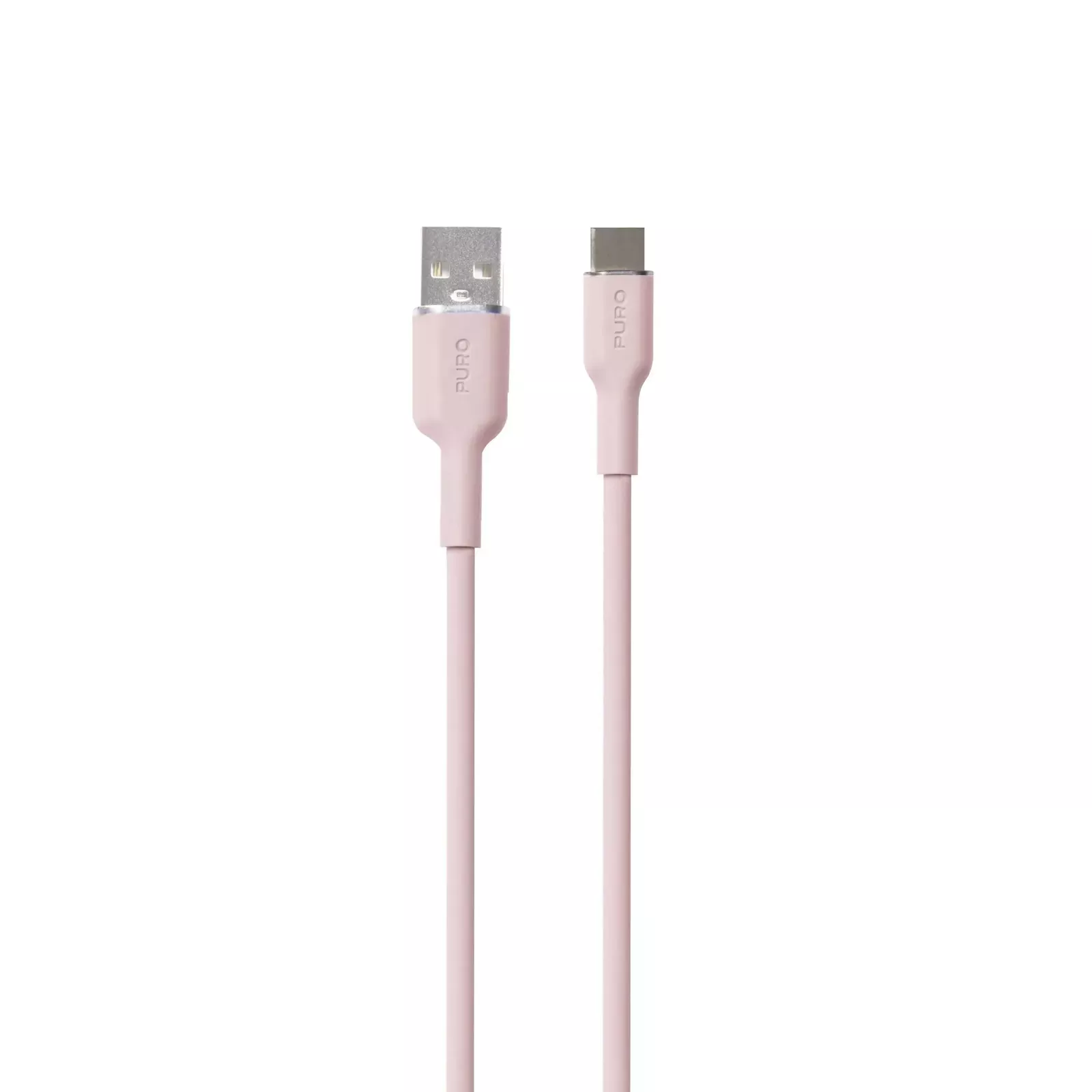 Puro USB - USB-C kábel - Rózsaszín (1,5m) (PUUSBCICONROSE)