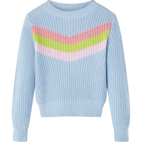 Gyerek pulóver kötött kék 140