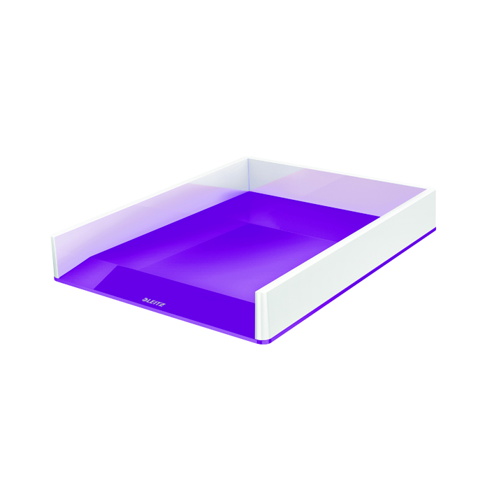 Leitz Wow műanyag Irattálca kettős színhatású - Lila/Fehér (53611062)